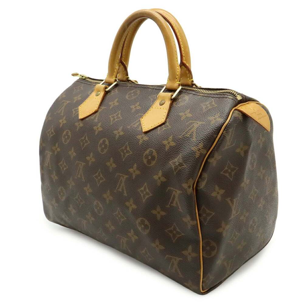 LOUIS VUITTON Brown Monogram Speedy 30 Boston Bag - Picture 3 of 10